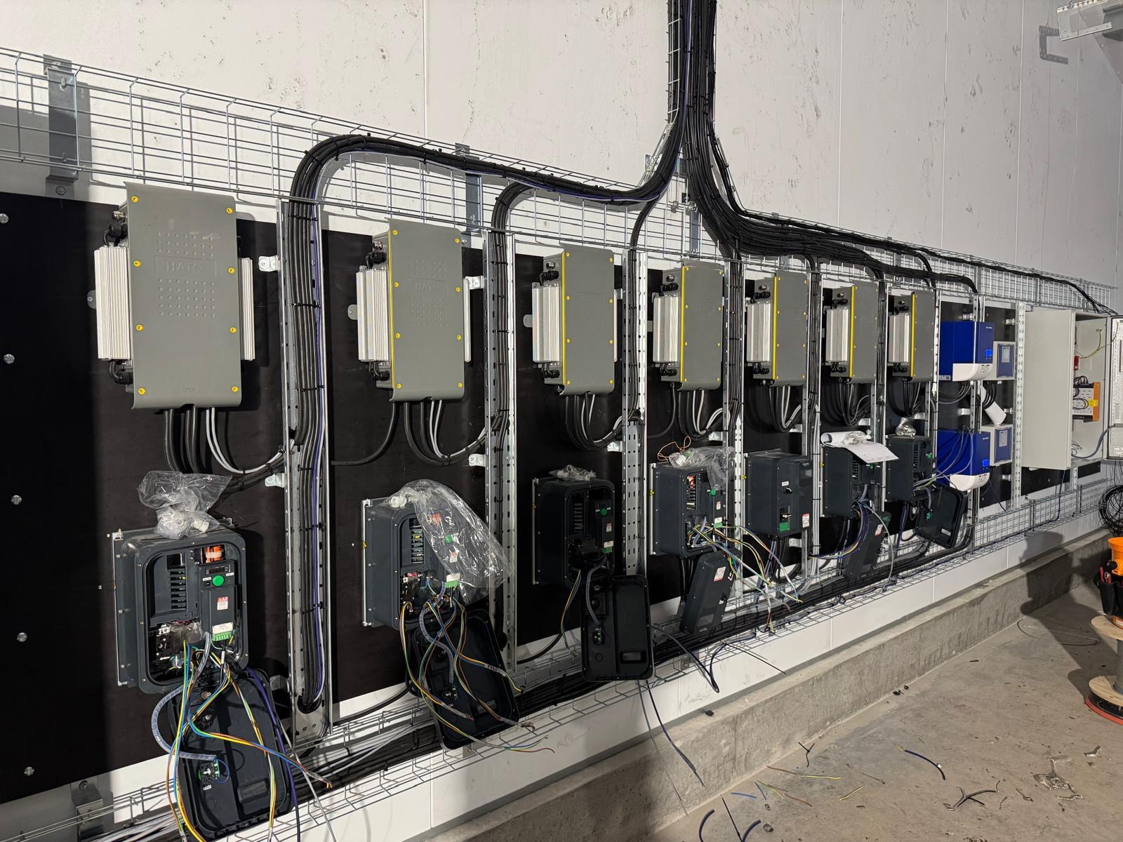 Farm machinery control panels and containment installed by WPP Electrical