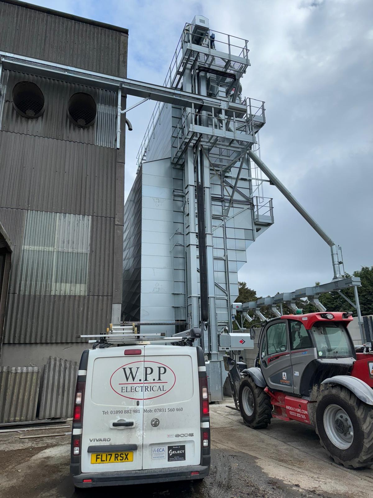 Grain handling plant electrical installation by WPP Electrical